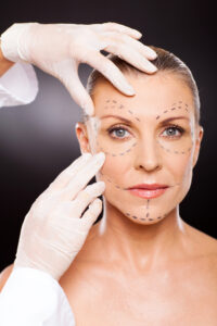 doctor hands preparing middle aged